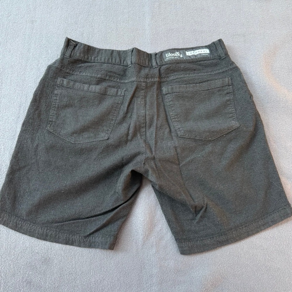 Woolly Clothing Co Longhaul Merino
Wool Shorts Mens 36 Black - Picture 5 of 8